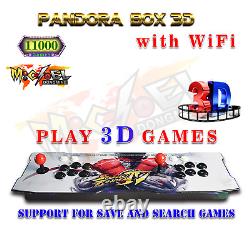 11000 Games Pandora Box 3D Double Stick Arcade Console Machine Retro Game HDMI