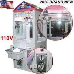110V Mini Claw Crane Machine Candy Toy Grabber Catcher Play Mall withIron Roof NEW