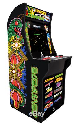 12-in-1 Video Game Arcade Machine Cabinet with Riser Atari Ateroids Centipede