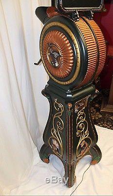 1900s Mutoscope 1c Indian Head Viewer Cast Iron Museum Quality Coin Op Machine