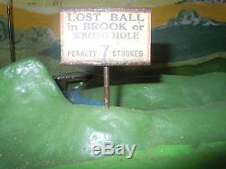 1928 Chester Pollard Play Golf Coin Operated Manikin Penny Arcade Game