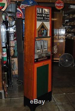 1930s EXHIBIT SUPPLY CO. PALM READER cards Arcade Machine Watch Video