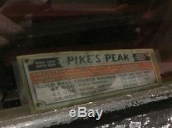 1933 Groetchen Pikes Peak Trade Simulator Coin Op Arcade Game Gum Ball Machine