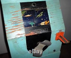 1950 Int'l Mutoscope Flying Saucers Animated Arcade Machine RARE & SPACE THEME