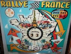 1964 Rally Rallye France Animated Driving Arcade Machine FULLY WORKING & NICE
