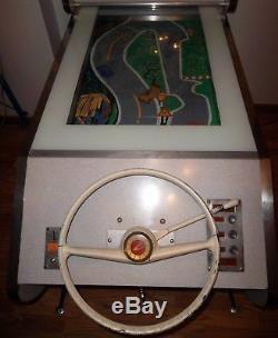 1964 Rally Rallye France Animated Driving Arcade Machine FULLY WORKING & NICE