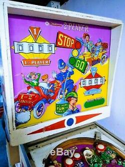 1964 WILLIAMS Stop N Go Pinball Machine Rare Arcade Game Room Low Production