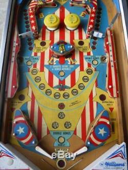 1977 Williams Liberty Bell Pinball Machine Arcade Game Parts Repair Kentucky