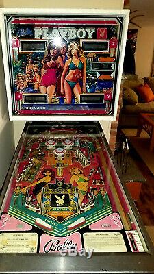 1978 Bally Playboy Pinball Machine Hugh Hefner Vintage Collectors Arcade Game