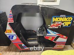 1979 SEGA Monaco GP Cockpit Arcade game Working With FPGA Installed