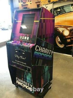 1981 Reunion NAMCO Licensed Ms. Pacman/Galaga Arcade Machine Game Charity Arcade