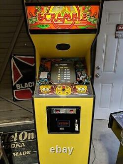 1981 Stern Konami Scramble Authentic Vintage Dedicated Arcade Machine with PCB