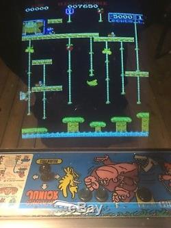 1982 Donkey Kong Jr Original Full Size Refurbished Arcade Machine