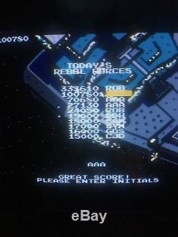 1984 Atari STAR WARS RETURN OF THE JEDI ARCADE VIDEO GAME MACHINE