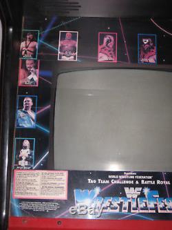 1991 Techno's WWF Wrestlefest 2 Player Standup Arcade Machine Game Wrestling