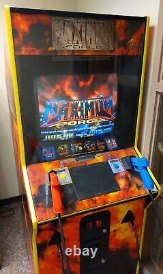 1997 Atari Arcade Game Machine MAXIMUM FORCE Excellent Condition Fully Working