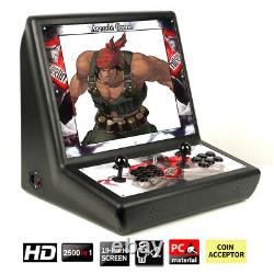 19 Pandoras Box 9 2500 in 1 Arcade Game Machine Double Joystick &Coin Inserting