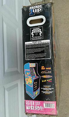 1 Arcade1up Ms. Pac-Man Arcade Machine Includes (4) Video Games + Riser