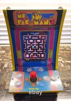 2020 Arcade1UP Ms. PAC-MAN Counter-Cade 4 Game Electronic Arcade WORKING