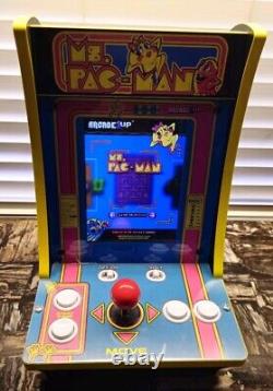 2020 Arcade1UP Ms. PAC-MAN Counter-Cade 4 Game Electronic Arcade WORKING