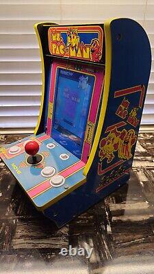 2020 Arcade1UP Ms. PAC-MAN Counter-Cade 4 Game Electronic Arcade WORKING