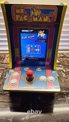 2020 Arcade1UP Ms. PAC-MAN Counter-Cade 4 Game Electronic Arcade WORKING