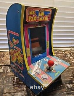 2020 Arcade1UP Ms. PAC-MAN Counter-Cade 4 Game Electronic Arcade WORKING