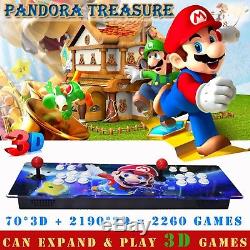 2260 Games Pandora Treasure 3D Arcade Console Machine Retro Video Games Mario HD