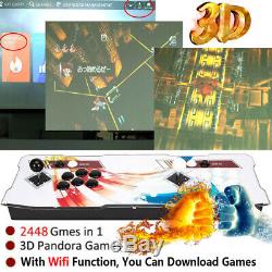 2448 in 1 Wifi Games Pandora's Box 3D Arcade Console Machine Home Video Games US