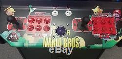 24 LED Two Players Deluxe Arcade Machine Super Mario Bros Wrap 3149 Games