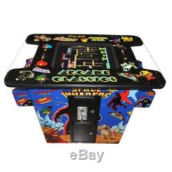 2 Sides to 2 Players Arcade Cocktail Table Game Machine Console Tabletop 60 in 1