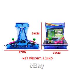 2 player acrylic case Arcade Game Machine with 10 inch LCD 1388 in 1 games board