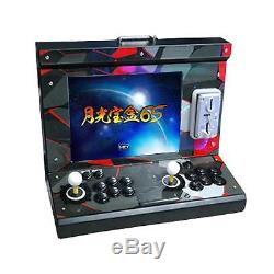 2 player metal case Arcade Game Machine with 10 inch LCD 1388 in 1 games board