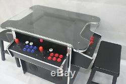 3 SIDE Arcade Cocktail w 1162 Game in 1 Machine FREE SHIPPING & STOOLS