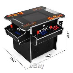 3 Sided Cocktail Arcade Machine With 1162 Classic Games 19 Inch Screen
