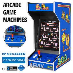 412 Games in 1 Tabletop/ Bartop Arcade Machine Hi-Fi Audio Free Play Upright