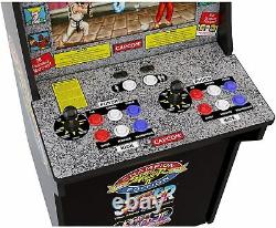 4FT Street Fighter Arcade Machine Games Arcade1UP 3 in 1 Game Arcade Cabinet