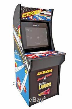 4 Foot Tall Asteroids Arcade Video Game Machine with 3 Bonus Games by Arcade1UP