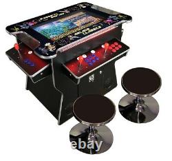 4 PLAYER Cocktail Arcade Machine3500 Classic Games 22 SCREEN BLACK