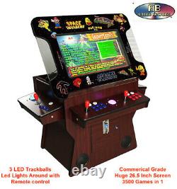 4 PLAYER Cocktail Arcade Machine3500 Classic Games 26.5 SCREEN TRACKBALL