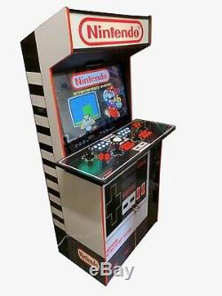 4 Player NES Arcade Machine Full Size Wireless Controllers Trackball 50,000 Game