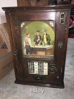 5 ¢ Domino 3-reel Animated Dice Gamblers Slot Machine c1927