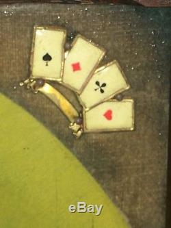 5 ¢ Domino 3-reel Animated Dice Gamblers Slot Machine c1927