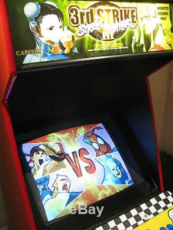 600+ in 1 multigame game arcade machine Street Fighter Alpha 3rd Strike, Simpsons