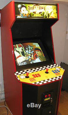 600+ in 1 multigame game arcade machine Street Fighter Alpha 3rd Strike, Simpsons