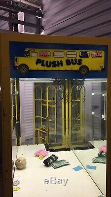 60 ICE Plush Bus Crane Claw Machine Arcade Game! Shipping Available