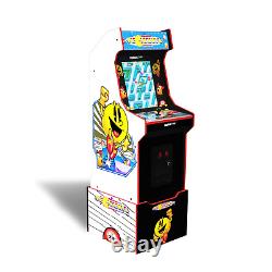 ARCADE1UP Pacmania Bandai Legacy Edition with Riser & Light-Up Marquee Arcade Ca