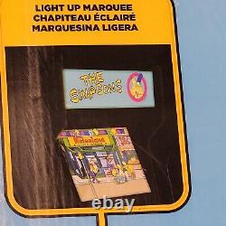 ARCADE 1UP Simpsons Arcade Machine CABINET w Riser & Light Up Marquee Mancave