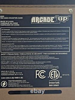 ARCADE 1 UP PACMAN / GALAGA MACHINE #8295 CounterCade