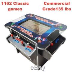 Amazing Cocktail Arcade Machine With 1162 Classic Games 165LBS commercial grade